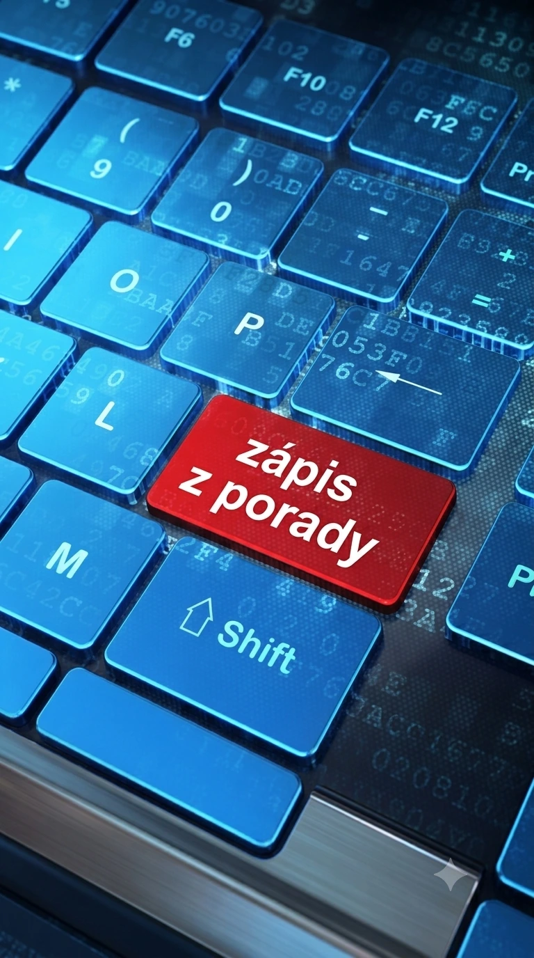 Inteligentní porady klávesnice zápis z porady