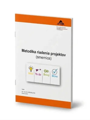 Titulná stránka metodiky na projektové riadenie (smernice), pootečená